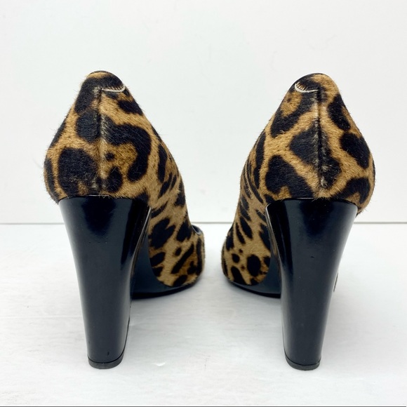 Pierre Hardy Pony Hair Leopard Print Pumps - Picture 6 of 8